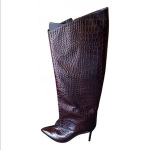 Alexandre vauthier patent leather boot